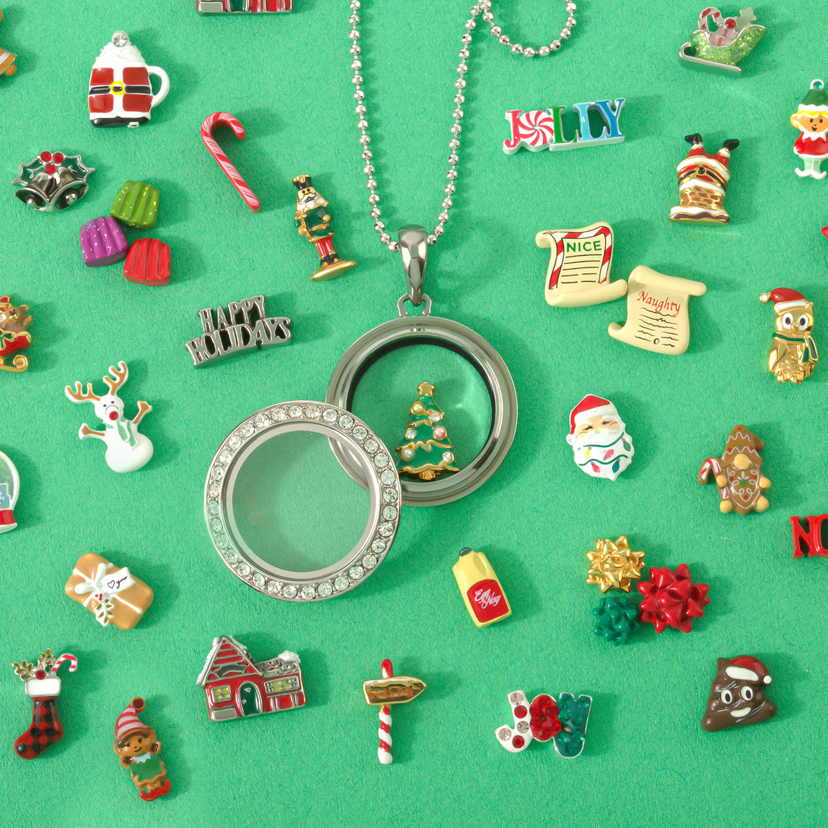 Origami Owl popular Grinch Charms