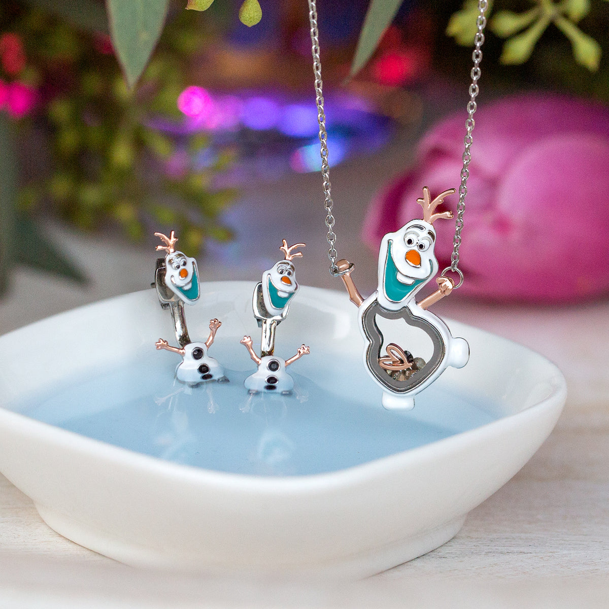 Disney Frozen Silver Olaf Drop Earrings– Think Goodness