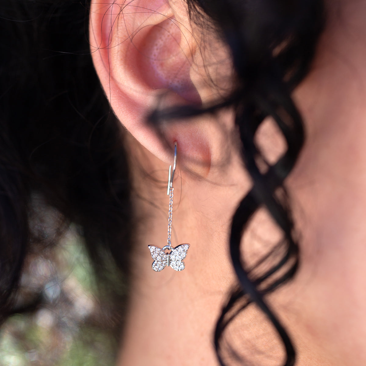 Owl Earrings In Sterling Silver By