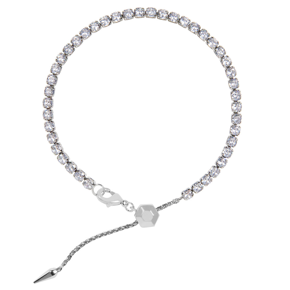 Classic Crystal Bolo Tennis Bracelet – Think Goodness