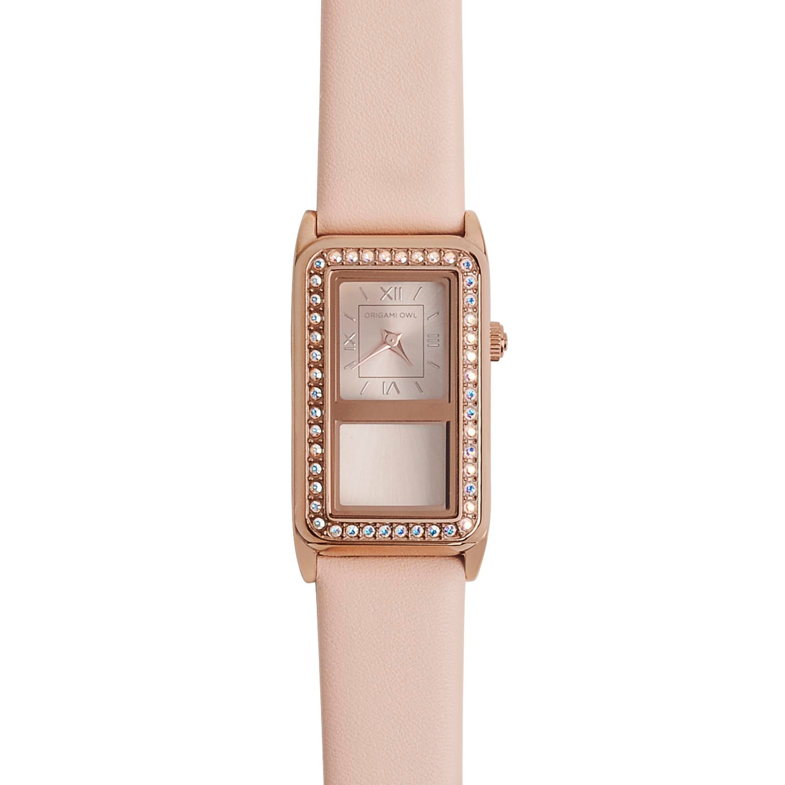 Rose gold origami 2025 owl watch